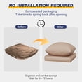 thumbnail image 3 of UDPATIO Outdoor Cushions for Patio Furniture, 4'' Replacement Cushions for Outdoor Furniture, Set of 4 Water-Resistant Outdoor Sectional Cushions for Sofa Couch Chair (Beige), 3 of 10
