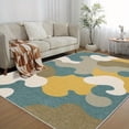thumbnail image 4 of 1PC Abstract Area Carpet Local Carpet, Lightweight Washable Easy-to-Manage Carpet Mat Festival Gift, Suitable for Bedroom, Living Room, Office, Dining Room, Balcony, Room Accessones, 4 of 8
