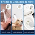 thumbnail image 3 of Regaderas para Baño de Lluvia Alta Presion,10''Cabeza de Ducha de Lluvia,Brazo de Extensión de 11",Ducha de Mano de 3 Modes con Soporte,Manguera de 2M,Adecuado para Hogar,Hotel, 3 of 7