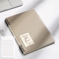 thumbnail image 2 of LYINGF B5 Transparent Cover English Loose Notebook,Telescoping Binder Notebook,B5 Spiral Ring Notepaper Refillable Double Line English Writing Journal Detachable Ring Lined Paper Notebook ﻿, 2 of 7