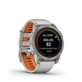 thumbnail image 3 of fenix 7 Pro Saph Solar, Ti w/Fog Gry/Ember Orange Band Garmin fenix 7 Pro, 3 of 9