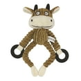 thumbnail image 1 of Dog Squeak Plush Toy - Cartoon Monkey Sound Toy, Stuffed Animal, Durable Polyester, Interactive Chew Toy for Small Medium Large Cats Dogs, 1 of 3