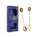 thumbnail image 5 of Kits de Cubiertos de Navidad Juego de Cubiertos de Vajilla, Utensilios de Cucharas de Té, Juego de Tenedores de Cucharas Navideñas de Acero Inoxidable Sunnimix postre cucharas tenedores, 5 of 8