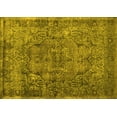 thumbnail image 1 of Ahgly Company Indoor Rectangle Abstract Yellow Contemporary Area Rugs, 8' x 10', 1 of 4