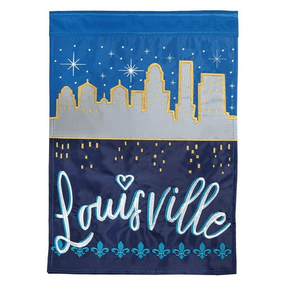 Magnolia Gardens M011245 13 x 18 in. Kentucky Skyline Applique Garden Flag