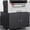 Black, variant on Adjustable Dividers, 2 - door Design | Office Cabinet for Flexible Storage