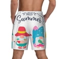thumbnail image 2 of Haiem Gnomes Summer Mens Swim Trunks with Compression Liner 2 in 1 Swimming Shorts Stretch Swimwear Quick Dry,Board Shorts-3X-Large, 2 of 9