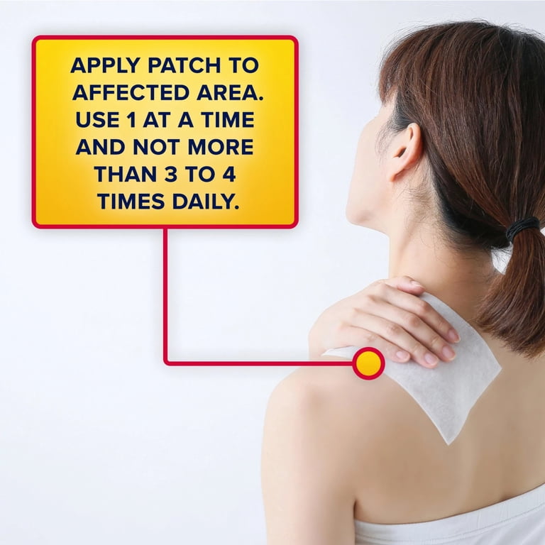 Aspercreme Lidocaine XL Pain Relief Patch, 4% Max-Strength photo 8