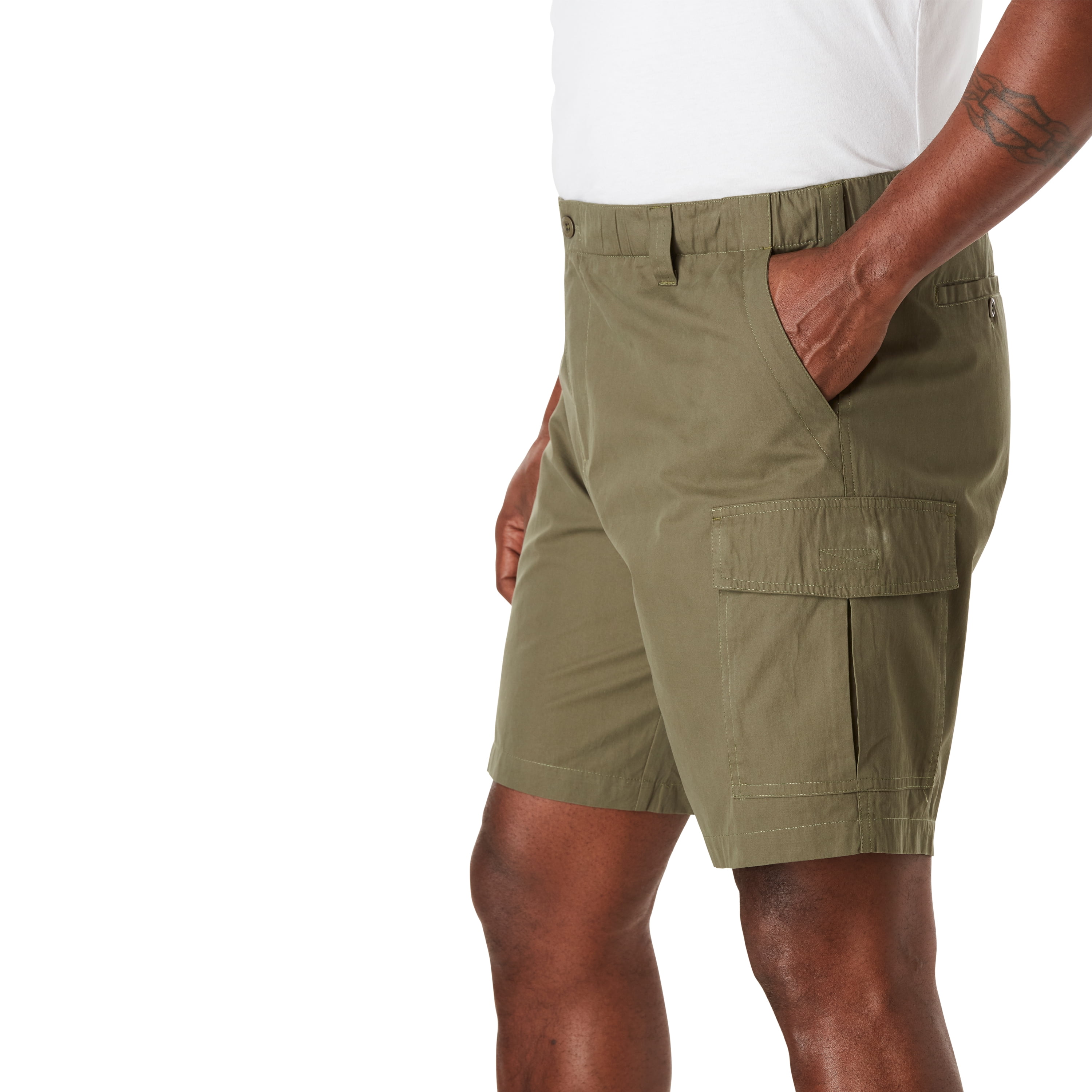 moisture wicking cargo shorts