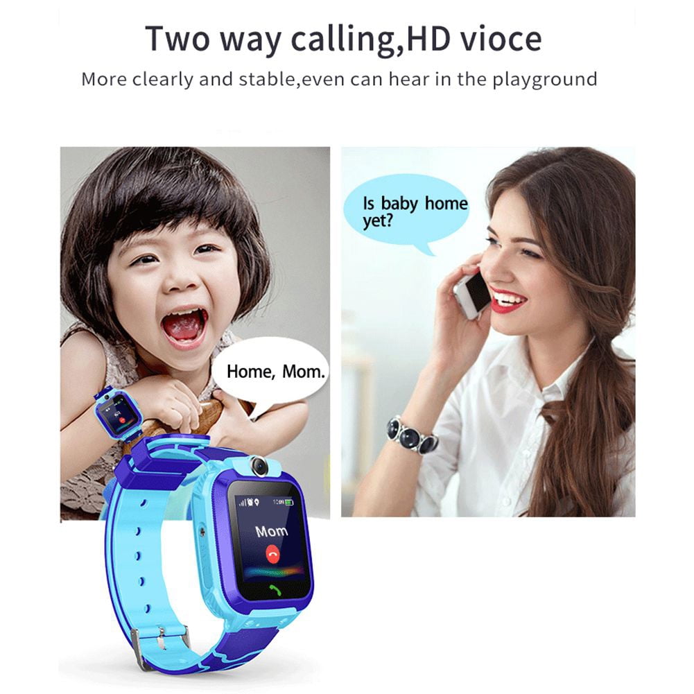 Smart Watch for Kids - Kid GPS Tracker with Phone Smartwatch for Boys Girls with Two-Way Call SOS Anti-Lost Games Camera, Child Cellphone Watch School Class Gifts