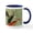White/Navy Inside, variant on CafePress - Zen Japanese Koi Fish Mugs - 11 oz Ceramic Mug - Novelty Coffee Tea Cup