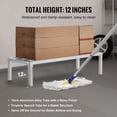 thumbnail image 3 of VEVOR Aluminum Dunnage Rack Stationary Dunnage Rack 48” x 20” x 12” Storage Rack, 3 of 9