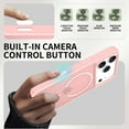 thumbnail image 4 of Designed for iPhone Air Magnetic Phone Case,Compatible with Mag-Safe,Military Grade Shockproof Anti-Scratch Durable Rugged Ultra Slim Skin Feel Translucent Phone Case,Pink, 4 of 6
