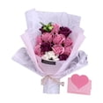 thumbnail image 4 of Ramo de regalo de flor de jabón rosa, ramo de jabón, ramo de flores grandes, rosas de jabón, arte para el día de la madre, decoración del hogar,, 4 of 8