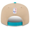 thumbnail image 4 of Men's New Era Tan/Teal Charlotte Hornets 2024 NBA Draft 9FIFTY Snapback Hat, 4 of 6