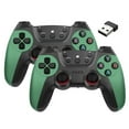 thumbnail image 1 of Cangling Green 2.4G Wireless Gamepad for 2-Player Gaming: Multi-Function Controller with 400mAh Battery, Compatible with Android Phones/TV/Set-Top Box/PS3/PC, Plug-and-Play, 1.5-2H Playtime per, 1 of 6