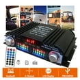thumbnail image 2 of Car Home Amplifier 4 Channels Car Speakers Booster Powered Subwoofer Amplificador Support FM U Disk ,High Sound, 2 of 8
