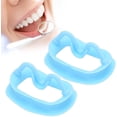 thumbnail image 1 of Abridor de boca interno para mordedura de boca Dental, Retractor de mejillas de silicona, portátil reutilizable (azul), 2 uds., 1 of 5