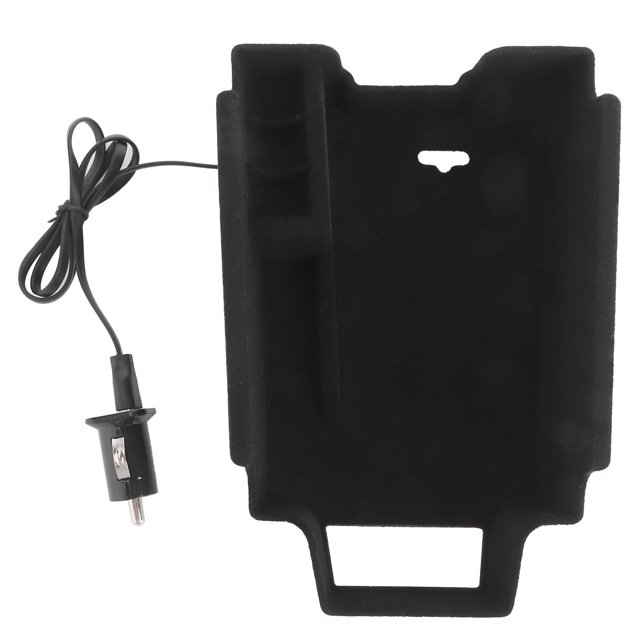 Caja de almacenamiento para consola central Organizador de reposabrazos de carga inalámbrica apto para Cadillac XT5 2017-2020