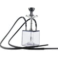 thumbnail image 2 of Kit De Cachimba Acrílica, Cachimba De Tubo Doble Acrílica Cuadrada Portátil Con Luz Led Y Cuenco De Cachimba De Silicona, Accesorios Para Cachimba matsuzay HA036236-00, 2 of 6