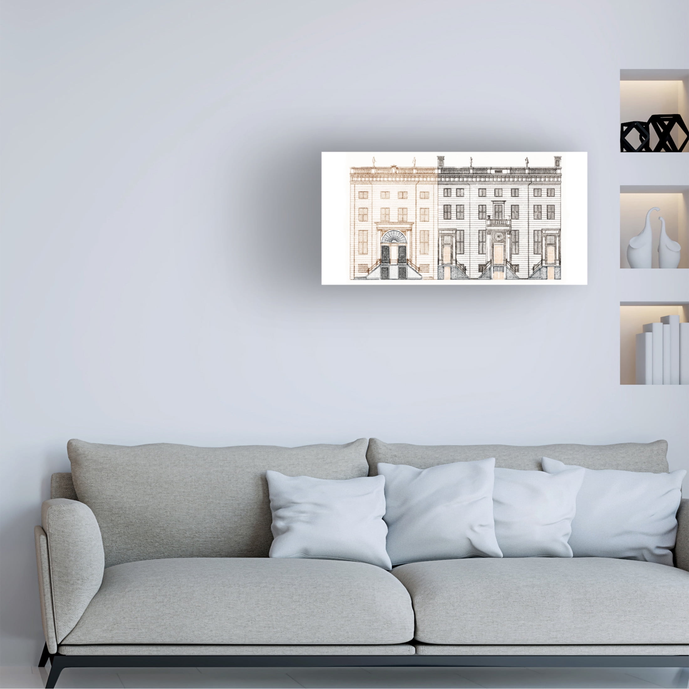 Trademark Fine Art Johan Teyler Amsterdam Canal Houses III Canvas Wall Art