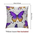 thumbnail image 4 of Butterfly Pillow Cases Cushion Covers Full Butterflies Print Throw Pillow Covers Set of 2 Soft Kids Girl Purple Butterfly Throw Pillowcases Decor Beautiful Multiple specifications&nbsp;, 4 of 7