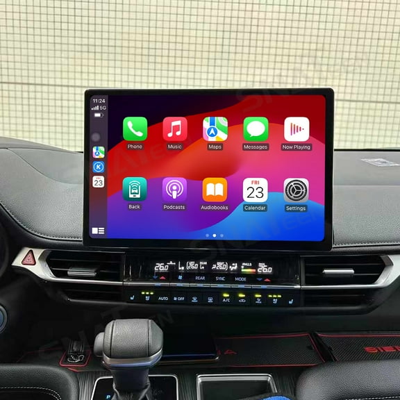 SNATEEN 13.3 inch Carplay Screen/Radio/Multimedia Player for Toyota Sienna 2013-2018 Models Universal Car Navigation/GPS Upgrade Headunit Android Display 1080P Touch Screen Replace System