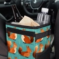 thumbnail image 6 of Squirrel Foldable Car Trash Bin with Lid, Leak-Proof Mini Trash Can, Hanging Storage Bag for Car, 6 of 6