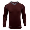 thumbnail image 4 of VJATTWR Men Heavy Long Sleeve T-Shirt, Crew Neck Classic Fit Tee, Assorted Color Xl, 4 of 8