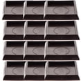 thumbnail image 1 of SHISUYAN 12Pcs Compact Furniture Coasters and Plastic Bed Stoppers for Professional Chair Wheel Protection, 1 of 9