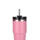 thumbnail image 3 of Vaso de acero inoxidable con aislamiento al vacío y pajita, pulido y brillante, mantiene el calor y el frío. Taza para coche con aislamiento al vacío, color rosa, 20 oz., 3 of 5