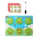 thumbnail image 4 of Juguetes de madera 2 en 1, juguetes Montessori, juego de combinar imágenes, juego de rompecabezas de monstruos de práctica, tablero de dibujo para reg, 4 of 9