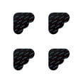 Carpet Grippers 4 Pack Reusable Rug Tape for Hardwood Tile Floors ...
