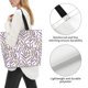 thumbnail image 3 of Disketp Lavender Flowers Bolsa Tote Estampada para Mujer, Bolso de Hombro y de Mano para Compras y Viajes, 3 of 8