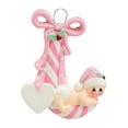 thumbnail image 5 of Ornaments by Elves Personalized Baby's First Christmas 2024 Ornament Pink Candy Cane Ornament .25lbs, 5 of 10