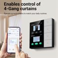 thumbnail image 2 of 2X Tuya Zigbee 3.5 Inch Smart Wall Switch Touch Screen 4 Groups Switch 8-Way Scene Radar Sensor Dimming Switch B, 2 of 8