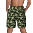 thumbnail image 4 of Goofa Camouflage Dinosaur Printed Men's Swim Trunks Board Shorts Quick Dry Mens Swimming Trunks with Compression Liner,Breathable Fit Hawaii Beach Shorts-Medium, 4 of 9