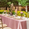 thumbnail image 6 of TURSTIN 4 Packs Satin Tablecloth 102 x 58 Inch Overlay Satin Table Cover Rectangle Bright Silk Tablecloth Smooth Fabric Table Decoration for Wedding Banquet Party Events, Rose Gold, 6 of 6