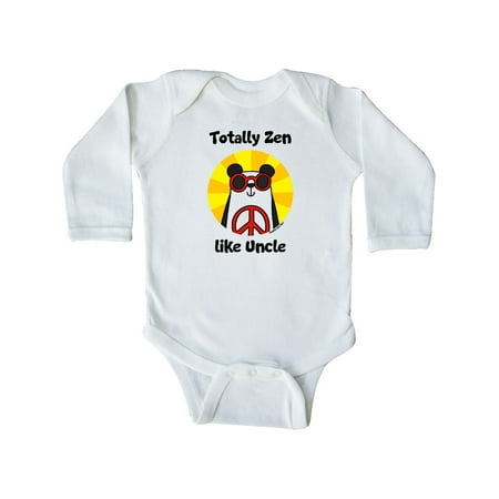 

Inktastic Totally Zen like Uncle Gift Baby Boy or Baby Girl Long Sleeve Bodysuit