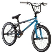Mongoose Mode 100 Freestyle BMX Bike, 20-inch wheels, single speed, Blue / Grey