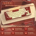 thumbnail image 2 of AJAZZ AK680 65% Wired Hotswap Mechanical Keyboard,68-Key Portable Anti-Ghosting Gaming Keyboard,Mixed Rainbow Backlit Programmable,EVA Sandwich,Ergonomic Design,Red Switch for MAC/WIN-Red, 2 of 7