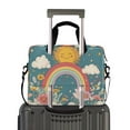 thumbnail image 2 of FORMRS 16" Laptop Bag Carrying Sleeve Case with Handle Travel Shoulder Briefcase, Blue Rainbow, 2 of 8