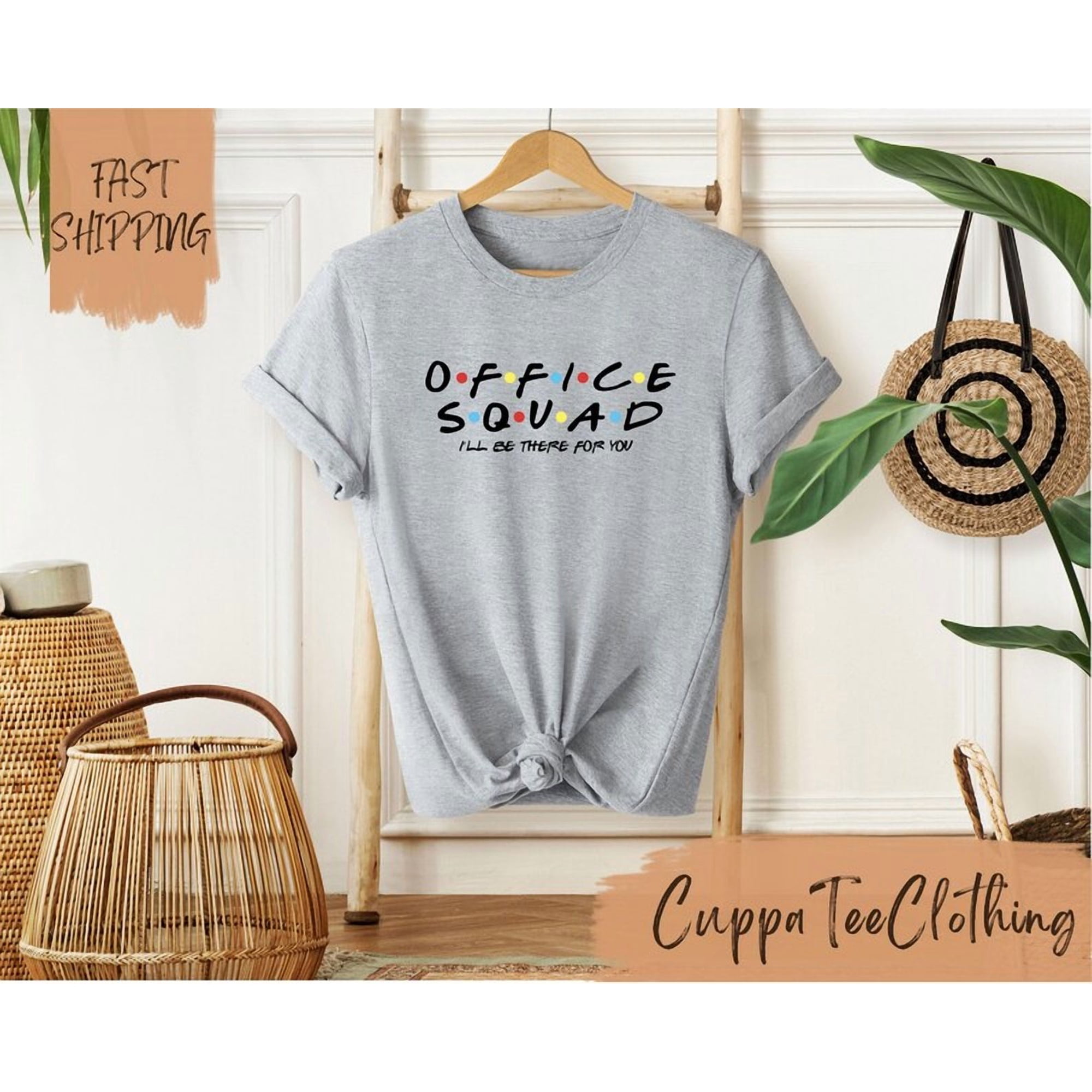 Office Squad Coworker School Staff Graphic T-Shirt