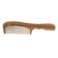 thumbnail image 2 of Peine de madera de sándalo verde, de pelo de barba, peine de madera, antiestático, finos, Zulema Peine de madera natural, 2 of 8