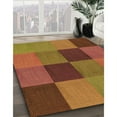 thumbnail image 3 of Ahgly Company Machine Washable Indoor Rectangle Transitional Cinnamon Brown Area Rugs, 4' x 6', 3 of 7