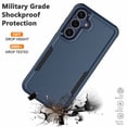 thumbnail image 7 of Njjex Galaxy S25 FE 5G Case 6.7" Shockproof Rugged Cover, Military Grade Protection, Slim Fit Anti-Slip Bumper Case Dual Layer Full Body Protective Cover for Samsung S25 FE 5G 2025 -Blue, 7 of 7
