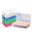 thumbnail image 5 of Tyidzon Plastic Pencil Box Large Capacity Pencil Case Clear Boxes Snap-Tight Lid Stackable Design for Middle School Students Office Supplies, 5 of 6