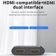 thumbnail image 4 of Usb to Hdmi-compatible 1080p Hd Converter Usb3.0 to Dual Hdmi-compatible Display Adapter for Effect Monitoring Fields, 4 of 9