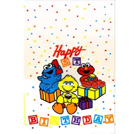 Sesame Street 1st Birthday Favor Bags (8ct)