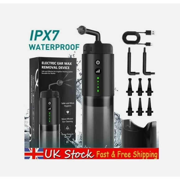 Ear Wax Removal Tool Water Powered Wush Ear Cleaner Electric Ear Cleaning Kits